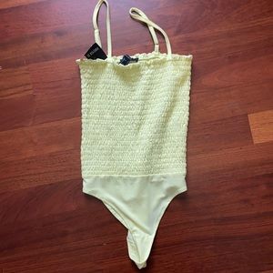 Forever 21 Women’s Yellow Body Suit